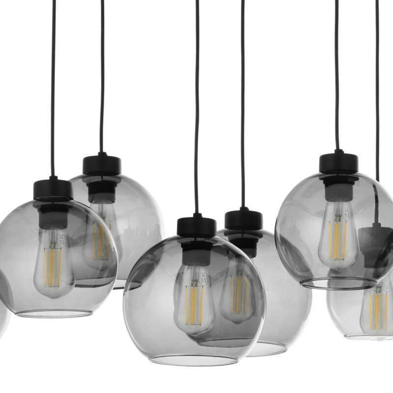 Lampa Wisząca TK Lighting Cubus Graphite x8 - obrazek 6