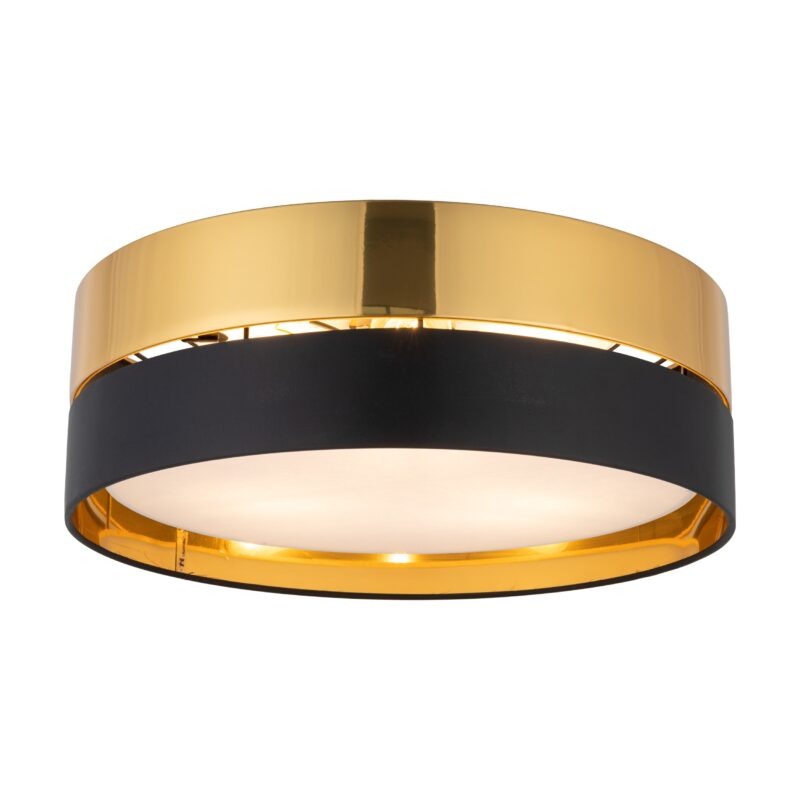 Lampa Sufitowa TK Lighting Hilton Black/gold 450 x4 - obrazek 4
