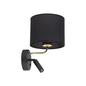 Kinkiet TK Lighting Richi Black/gold E27+ G9 x2