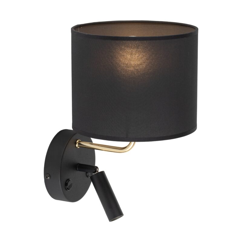 Kinkiet TK Lighting Richi Black/gold E27+ G9 x2 - obrazek 6