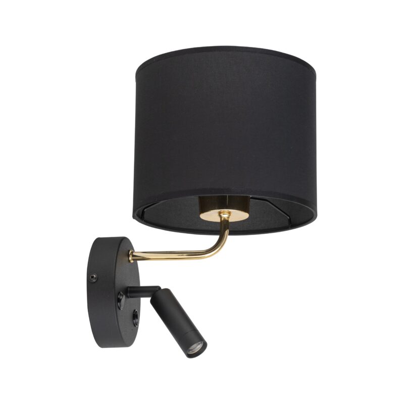 Kinkiet TK Lighting Richi Black/gold E27+ G9 x2 - obrazek 7