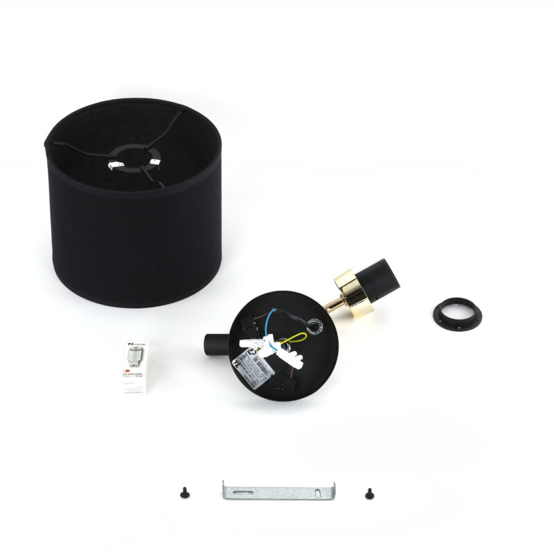 Kinkiet TK Lighting Richi Black/gold E27+ G9 x2 - obrazek 10