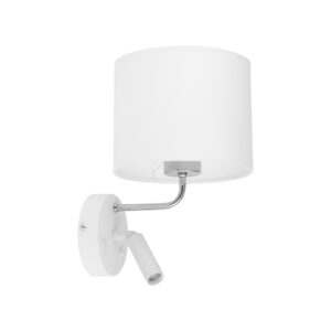 Kinkiet TK Lighting Richi White/silver E27 + G9 x2