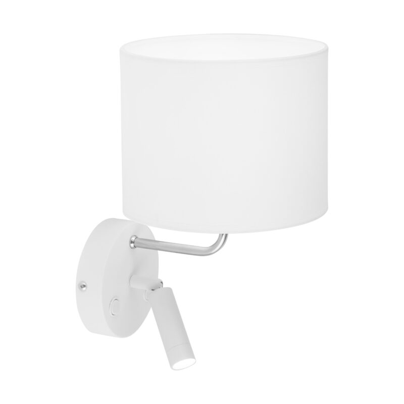 Kinkiet TK Lighting Richi White/silver E27 + G9 x2 - obrazek 3
