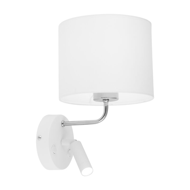 Kinkiet TK Lighting Richi White/silver E27 + G9 x2 - obrazek 5