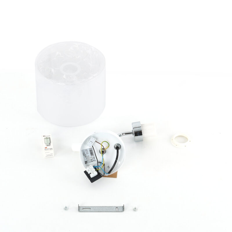 Kinkiet TK Lighting Richi White/silver E27 + G9 x2 - obrazek 8