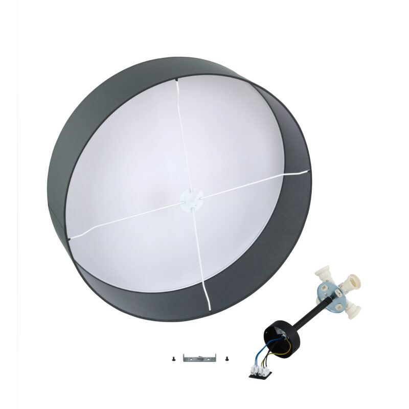 Lampa Sufitowa TK Lighting Rondo Graphite 600 x4 - obrazek 8