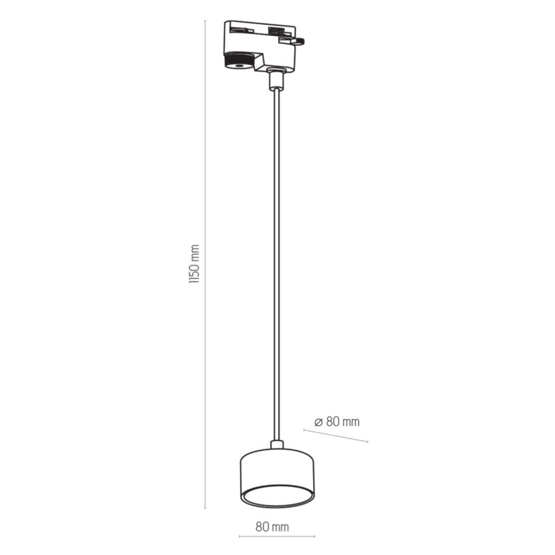 System szynowy TK Lighting Tracer Dallas White Wisząca + GX53 x1 - obrazek 3