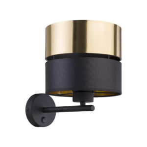Kinkiet TK Lighting Hilton Black/gold x1