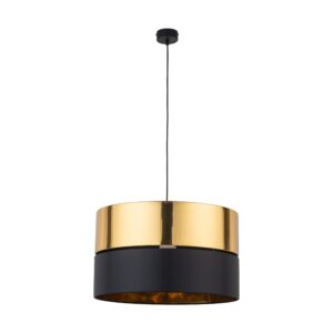 Lampa Wisząca TK Lighting Hilton Black/gold x1