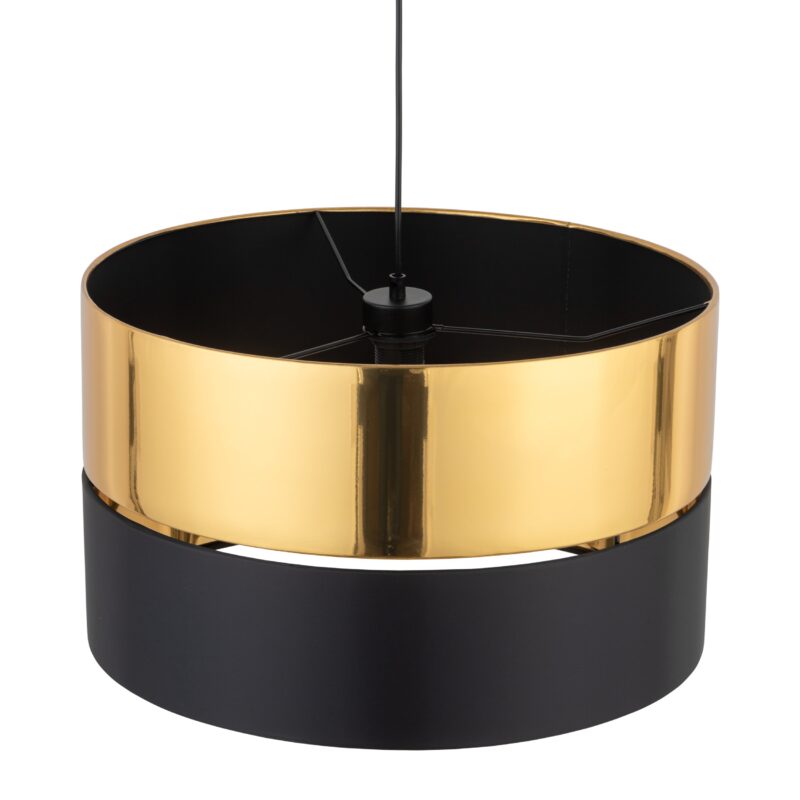 Lampa Wisząca TK Lighting Hilton Black/gold x1 - obrazek 4