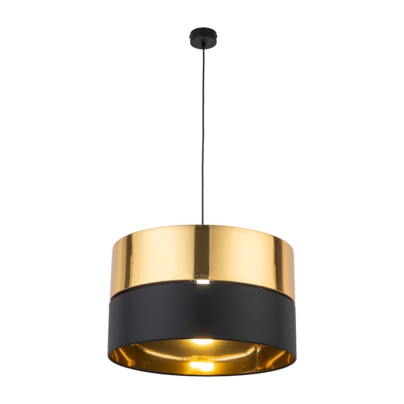 Lampa Wisząca TK Lighting Hilton Black/gold x1 - obrazek 5