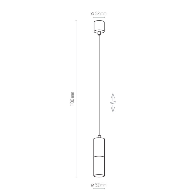 Lampa Wisząca TK Lighting Elit Black x1 - obrazek 4