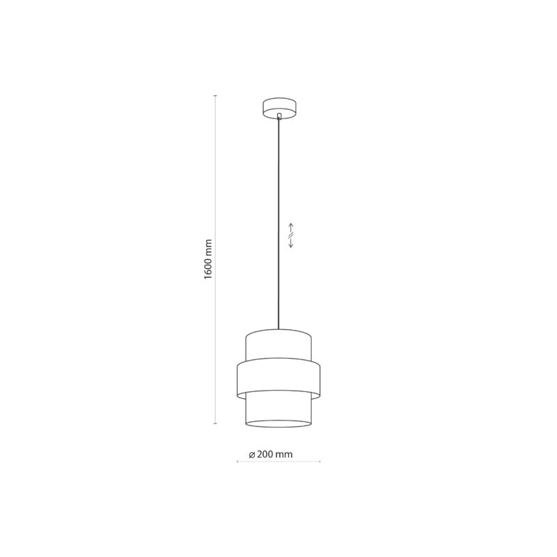 Lampa Wisząca TK Lighting Calisto x1 - obrazek 5