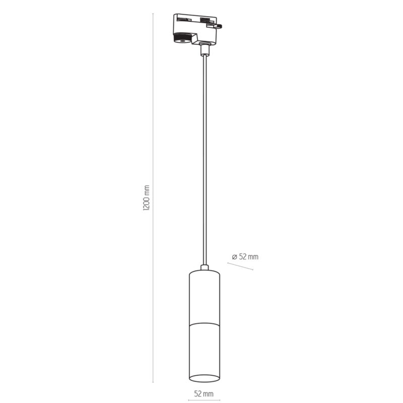 System szynowy TK Lighting Tracer Black Gold GU10 x1 - obrazek 3