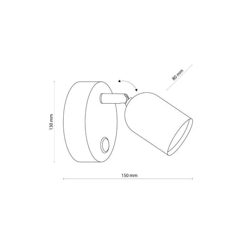 Kinkiet TK Lighting Top White x1 - obrazek 3