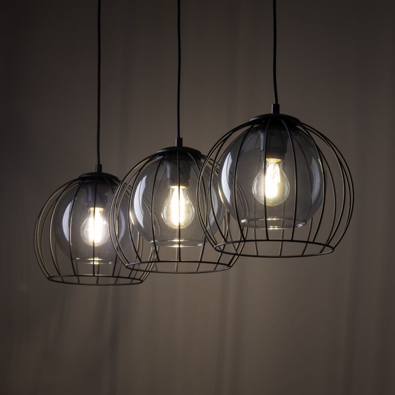 Lampa Wisząca TK Lighting Universo Black x3 - obrazek 3