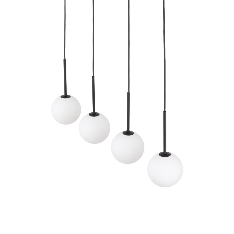 Lampa Wisząca TK Lighting Martin Black White x4 - obrazek 4