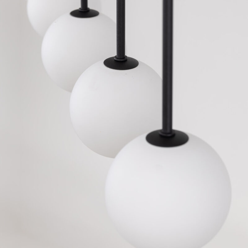 Lampa Wisząca TK Lighting Martin Black White x4 - obrazek 5