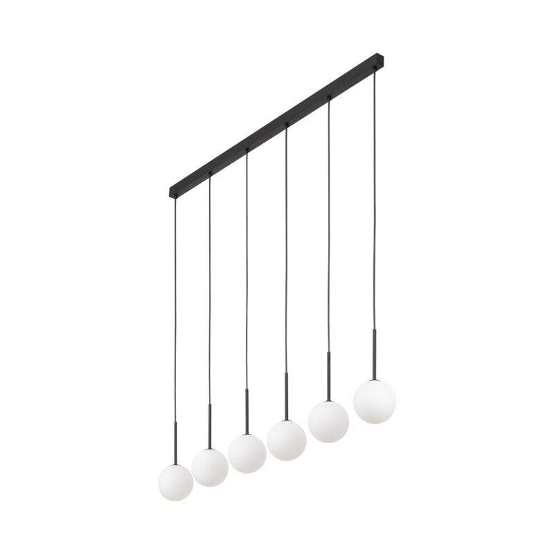 Lampa Wisząca TK Lighting Martin Black White x6 - obrazek 5