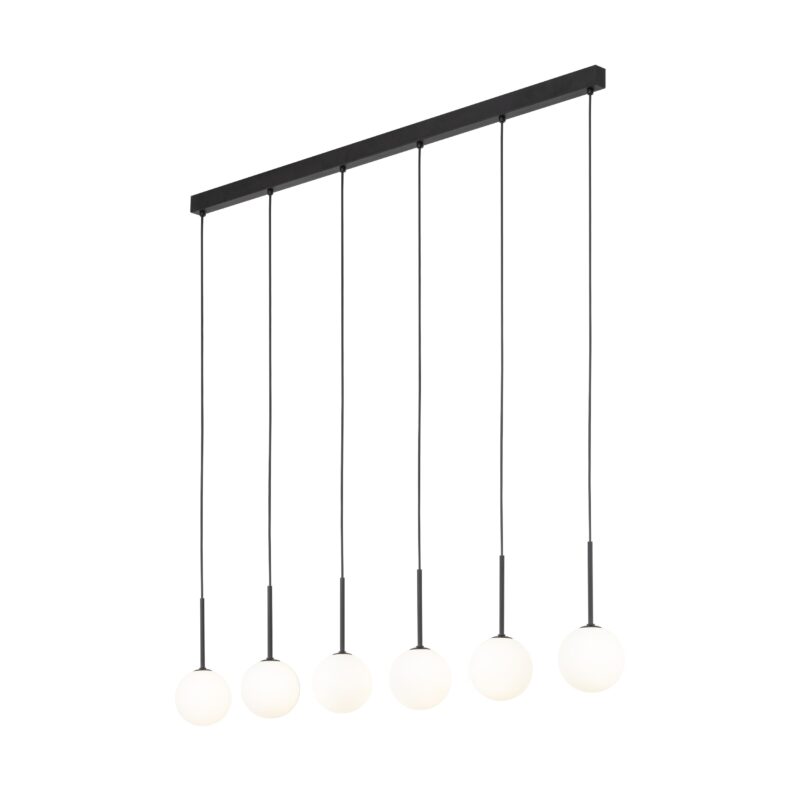 Lampa Wisząca TK Lighting Martin Black White x6 - obrazek 6