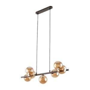 Lampa Wisząca TK Lighting Estera Brown x7