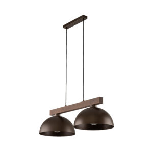 Lampa Wisząca TK Lighting Oslo Brown x2