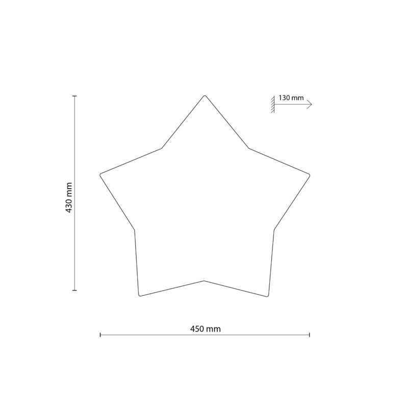 Lampa Sufitowa TK Lighting Star White x2 - obrazek 7