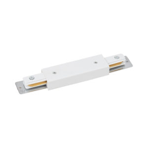 System szynowy TK Lighting Tracer White Łącznik Prosty Z Podłączeniem Zasilającym