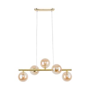 Lampa Wisząca TK Lighting Estera Gold x5