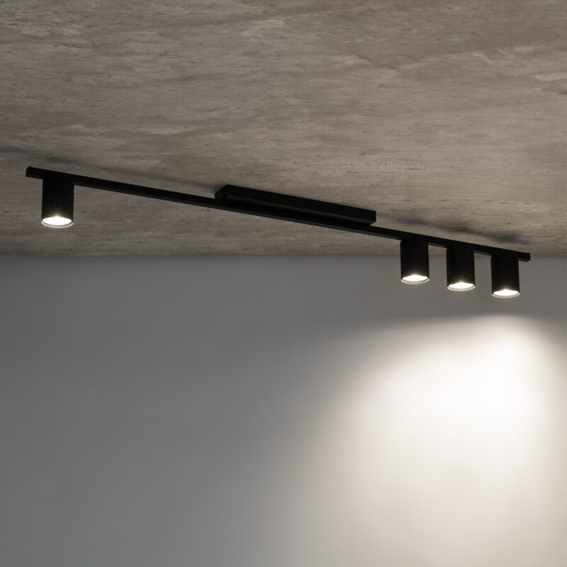 Lampa Sufitowa TK Lighting Logan Black x4 - obrazek 6