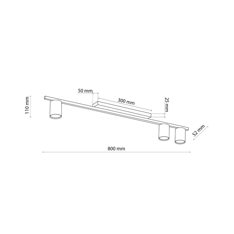 Lampa Sufitowa TK Lighting Logan White x3 - obrazek 7