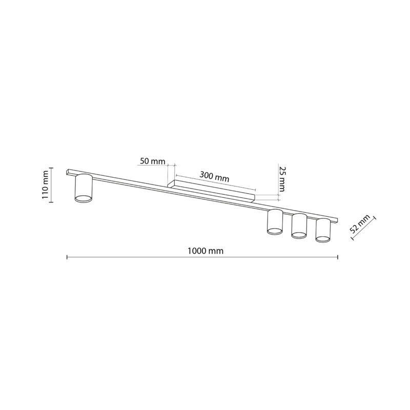 Lampa Sufitowa TK Lighting Logan White x4 - obrazek 9