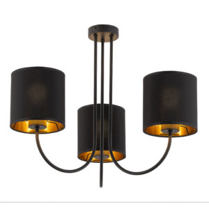 Lampa Sufitowa TK Lighting Torens Black x3