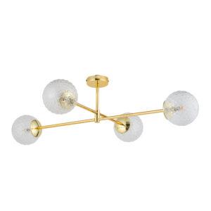 Lampa Sufitowa TK Lighting Cadix Gold x4