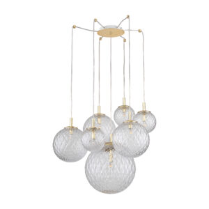 Lampa Sufitowa TK Lighting Cadix Gold x7