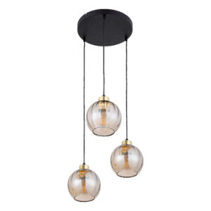 Lampa Wisząca TK Lighting Devi Amber Listwa x3