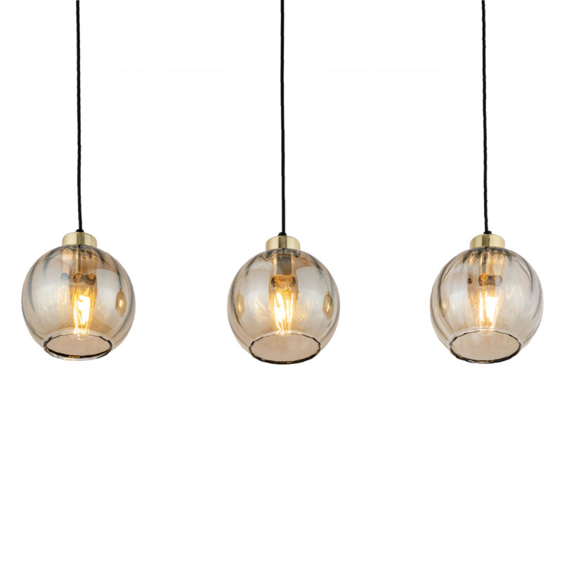 Lampa Wisząca TK Lighting Devi Amber Listwa x3 - obrazek 12