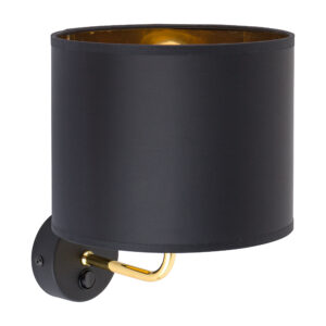 Kinkiet TK Lighting Vega Black/gold x1