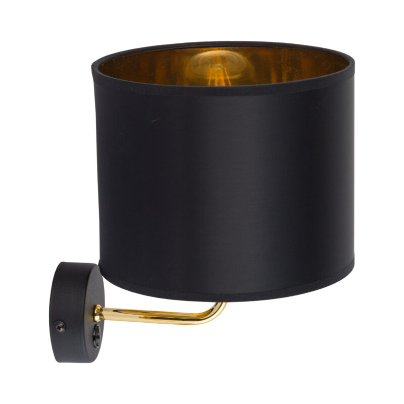 Kinkiet TK Lighting Vega Black/gold x1 - obrazek 5