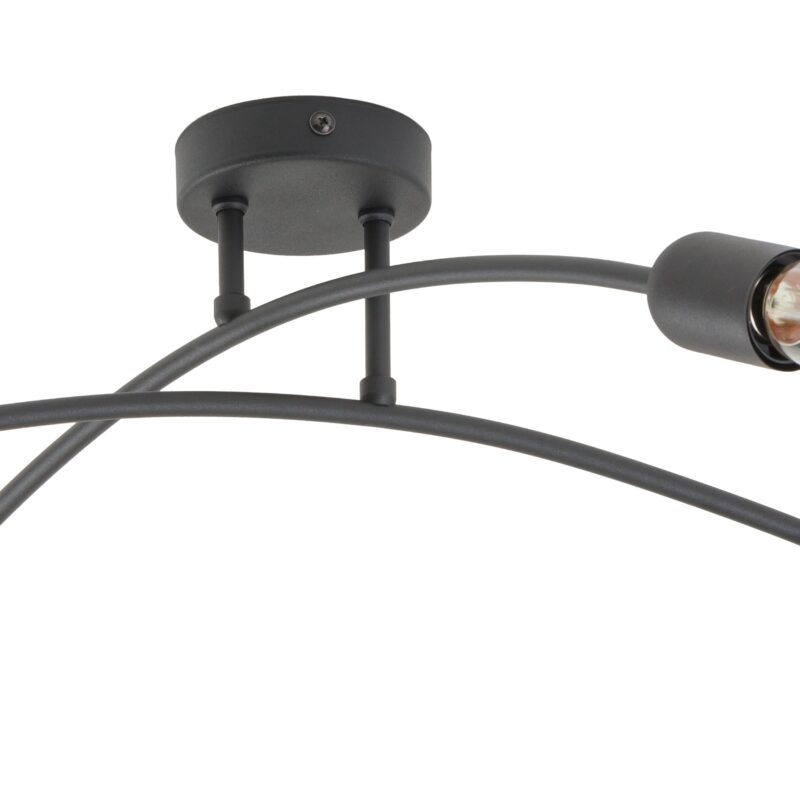 Lampa Sufitowa TK Lighting Helix Black x4 - obrazek 3
