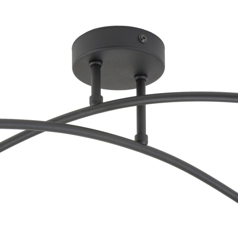 Lampa Sufitowa TK Lighting Helix Black x4 - obrazek 4