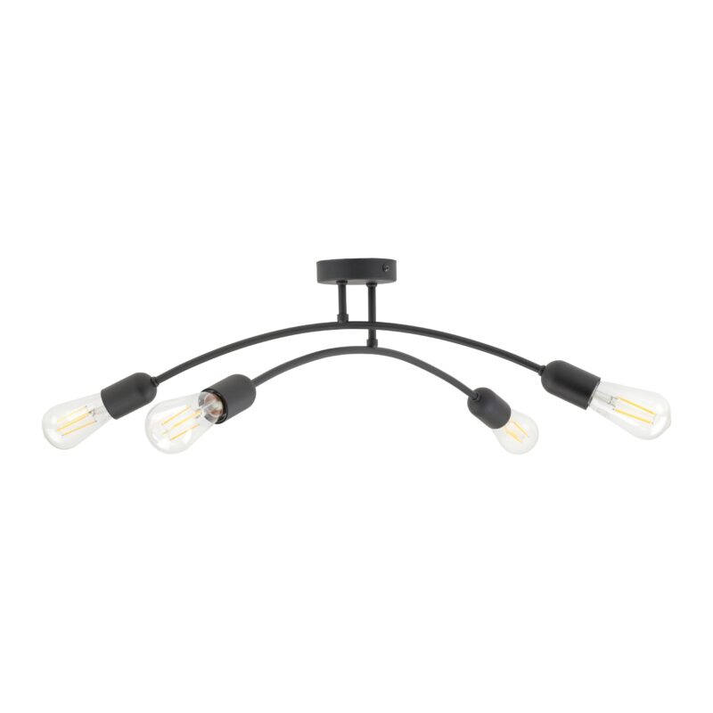 Lampa Sufitowa TK Lighting Helix Black x4 - obrazek 8