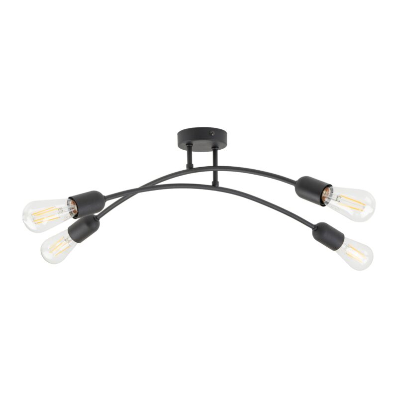 Lampa Sufitowa TK Lighting Helix Black x4 - obrazek 9