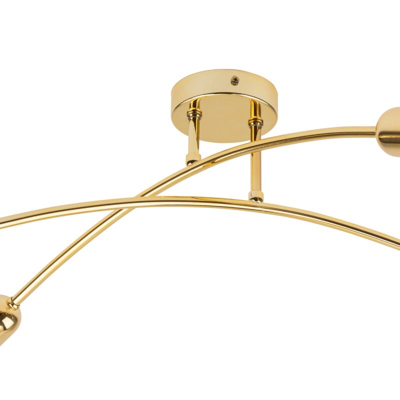 Lampa Sufitowa TK Lighting Helix Gold x4 - obrazek 3