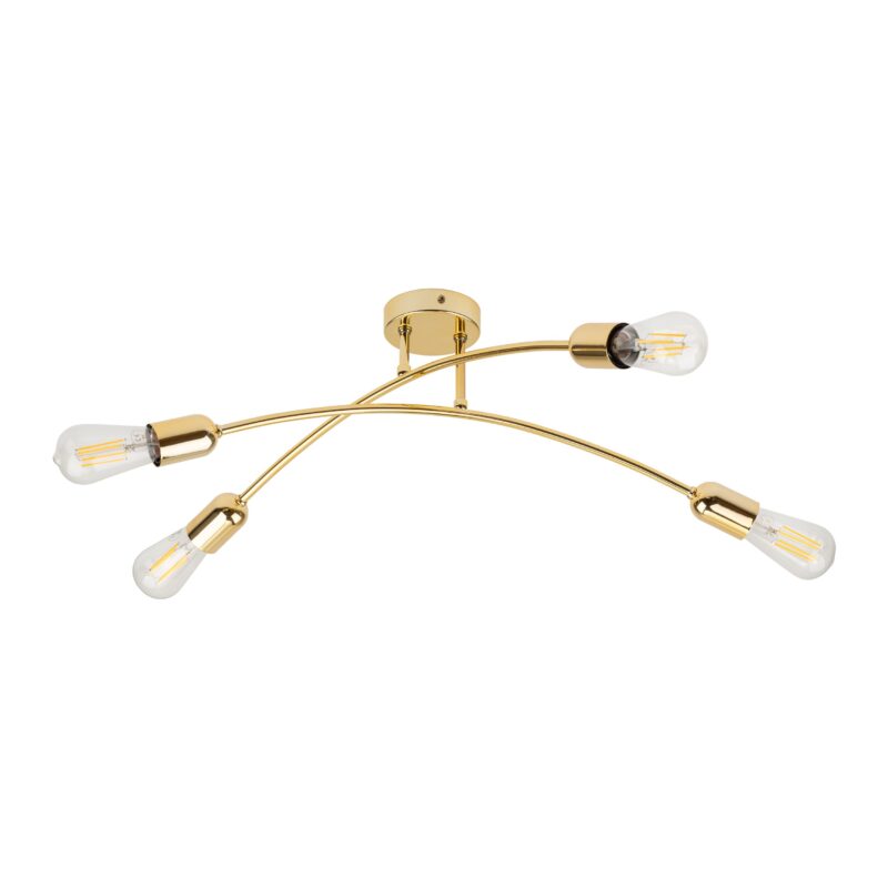 Lampa Sufitowa TK Lighting Helix Gold x4 - obrazek 6