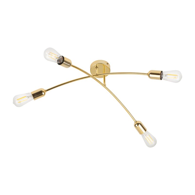 Lampa Sufitowa TK Lighting Helix Gold x4 - obrazek 7