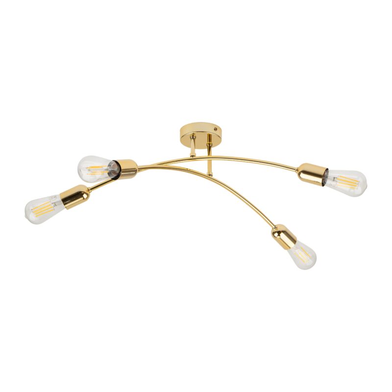 Lampa Sufitowa TK Lighting Helix Gold x4 - obrazek 8