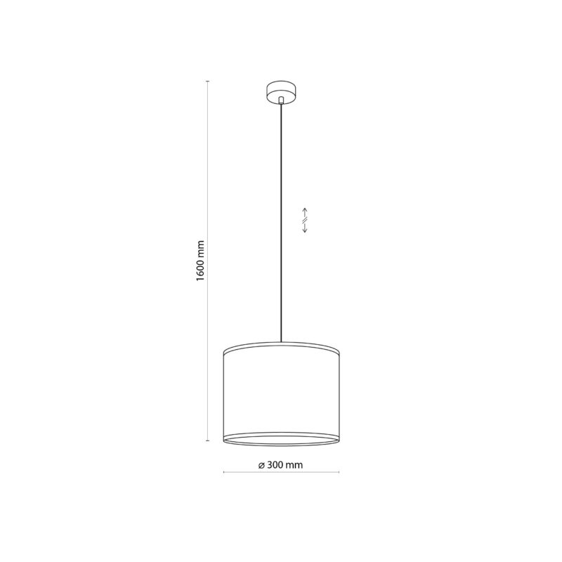 Lampa Wisząca TK Lighting Liberia 300 x1 - obrazek 7