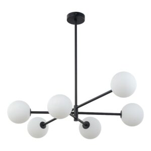 Lampa Sufitowa TK Lighting Sarius Black x6